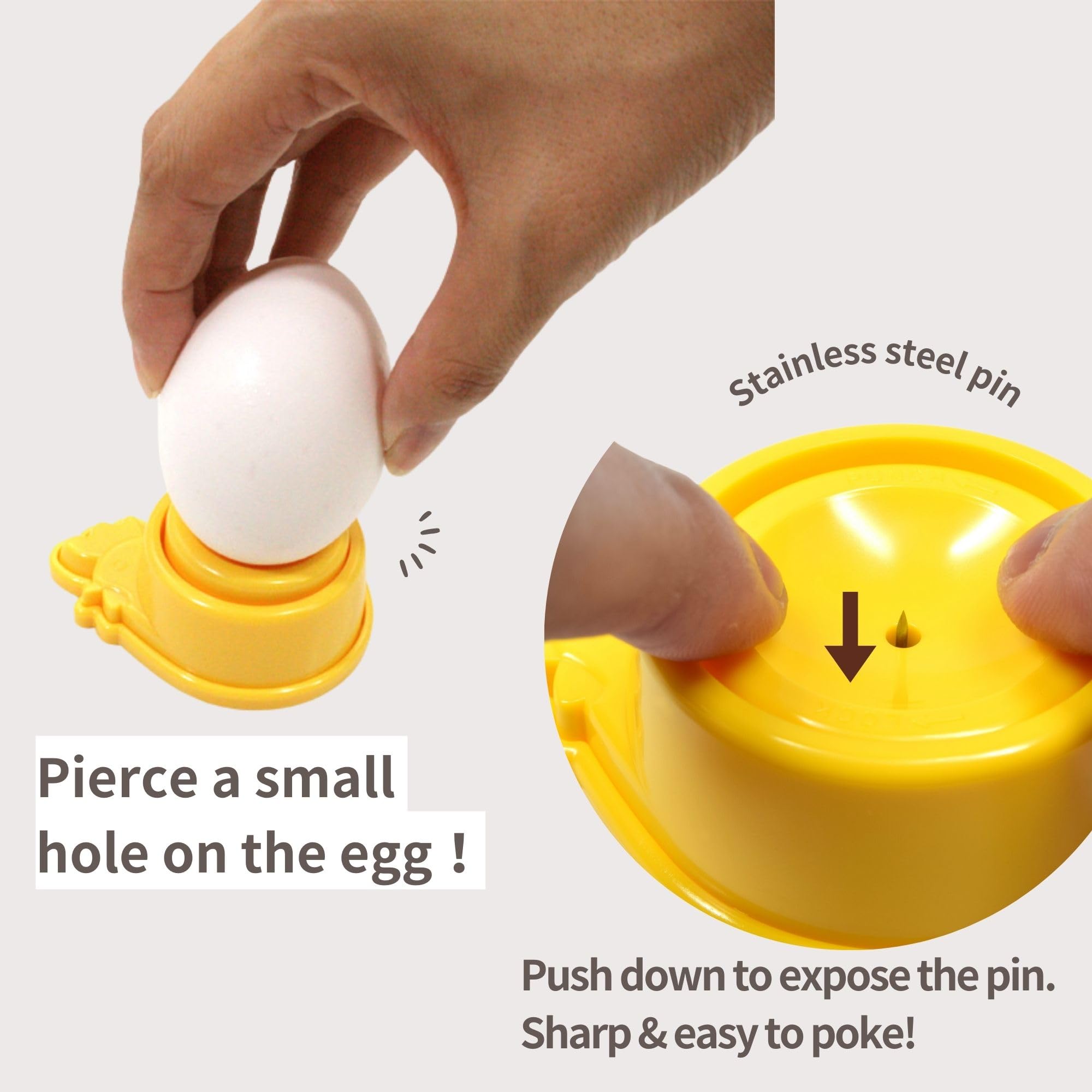 Seki hard boiled egg peeler helps remove shells smoothly after boiling
