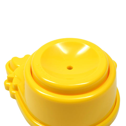 Lockable safety dial hides the needle when not in use for safety