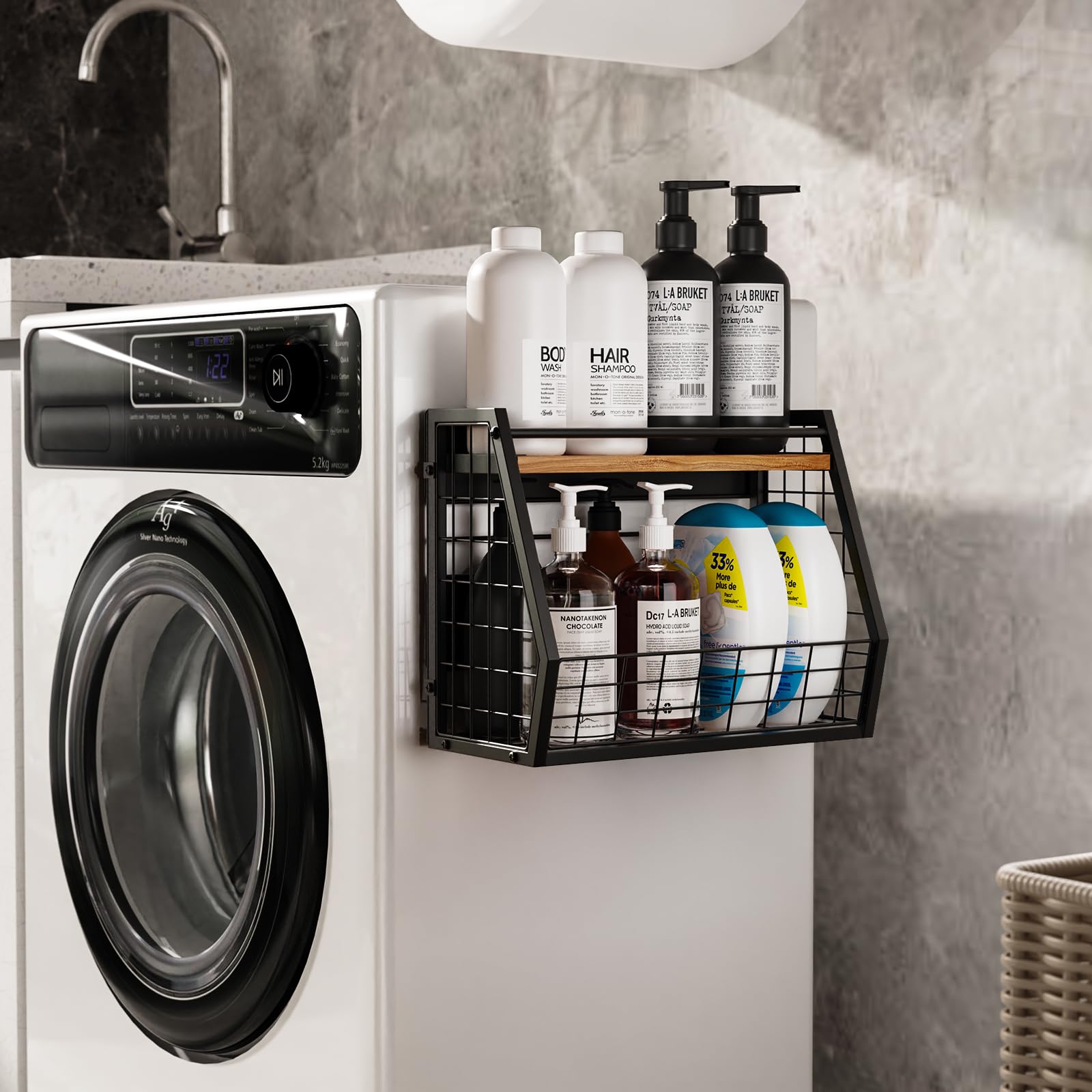 GIGIFTREE pantry and kitchen organization using magnetic shelf