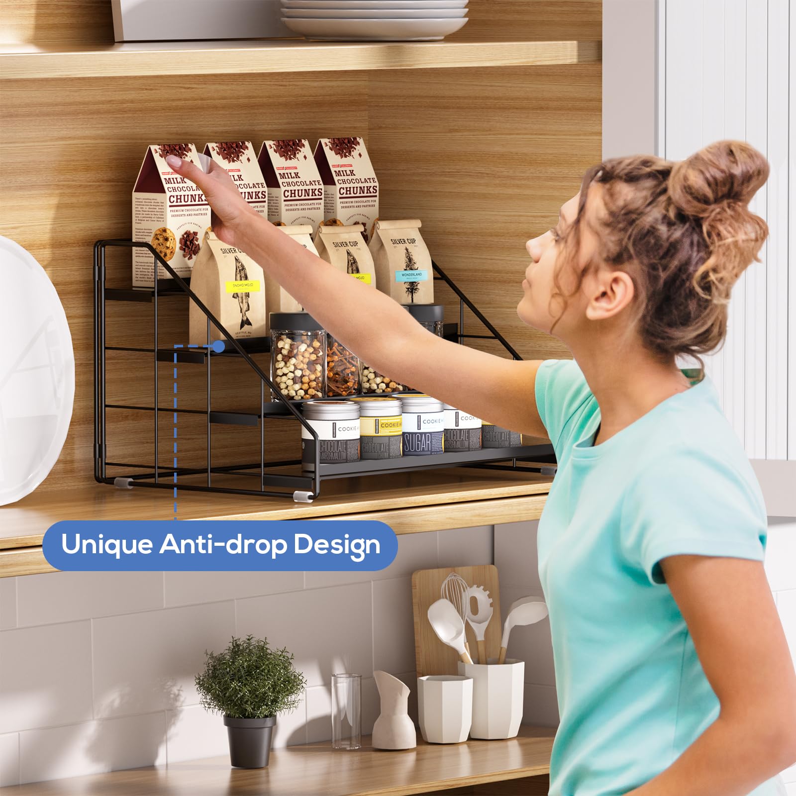 GIGIFTREE ideal for kitchen cabinet organization and easy meal prep.