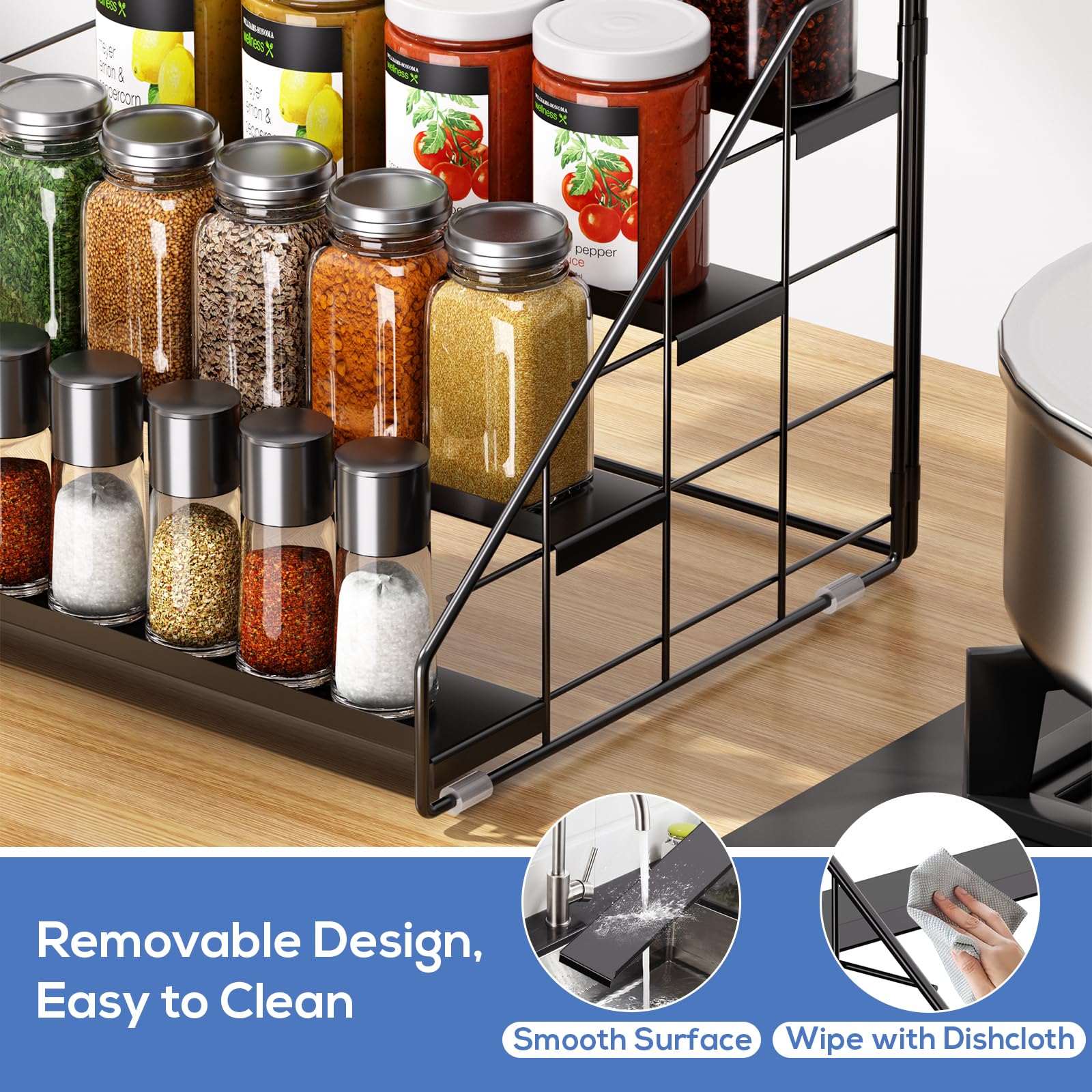 GIGIFTREE vertical, space-saving design frees counter and cabinet space.