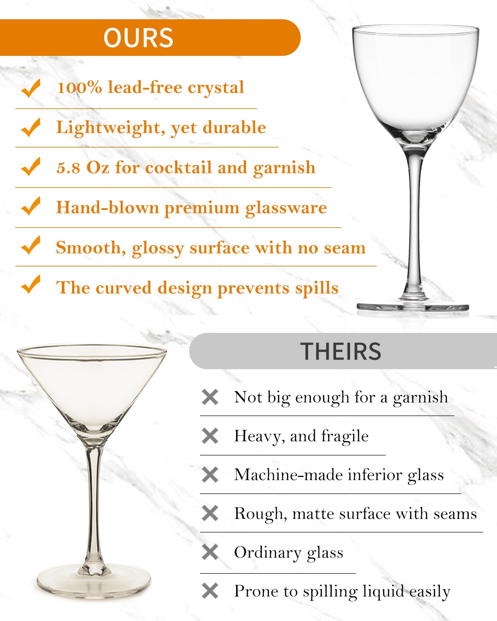 GIHOP gift box-ready cocktail glasses, perfect for gifting.