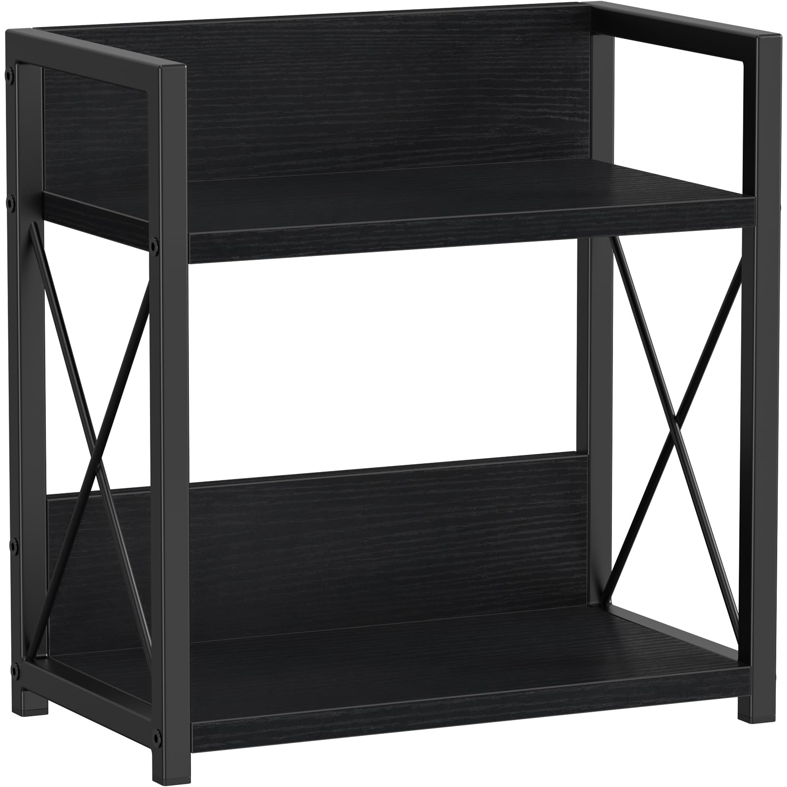 Giikin countertop organizer 2-tier design shown on a kitchen counter for organized spice storage.