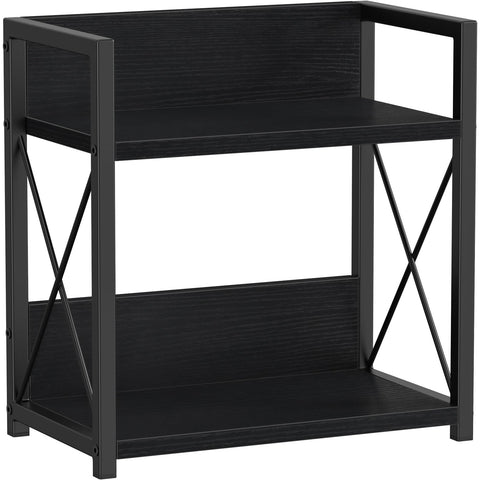 Giikin countertop organizer 2-tier design shown on a kitchen counter for organized spice storage.
