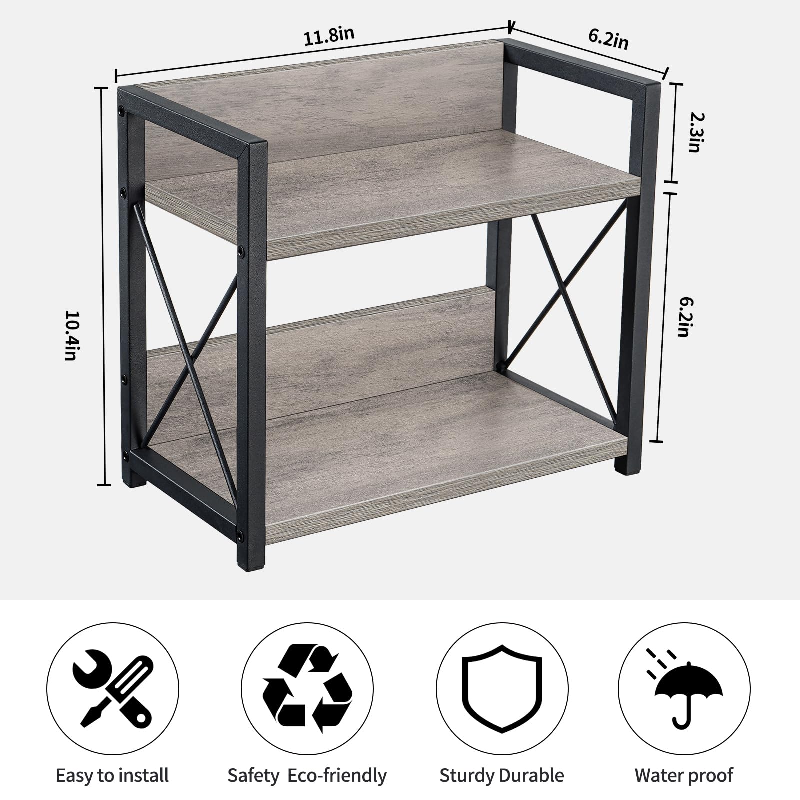 Waterproof wooden surface cleans easily with a damp cloth