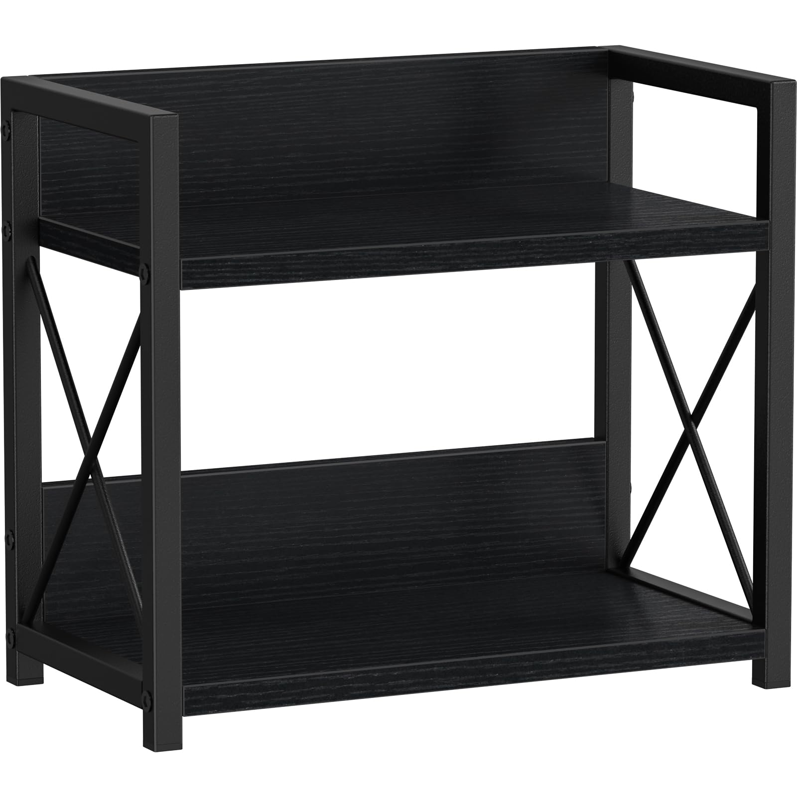 Giikin kitchen counter shelf 2-tier holding spices for quick access and organization.