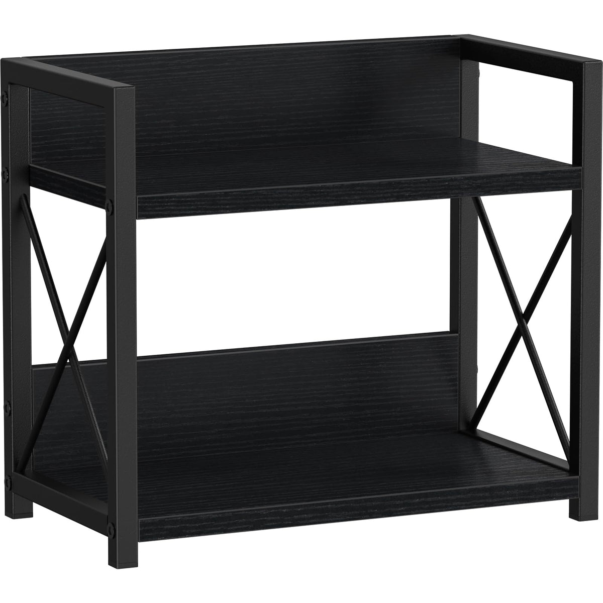 Giikin kitchen counter shelf 2-tier holding spices for quick access and organization.