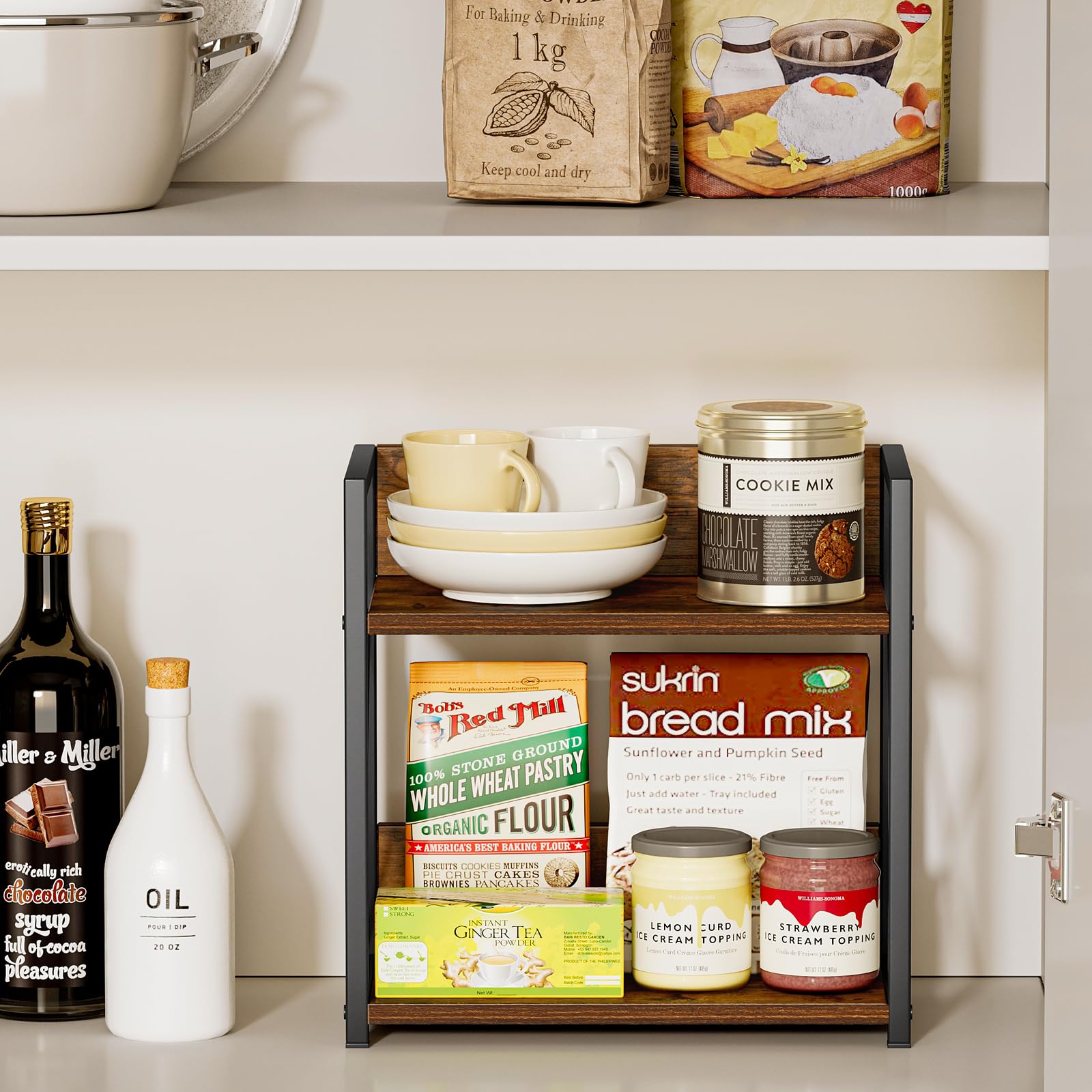 Giikin multi-purpose storage solution for pantry, bathroom, or office.