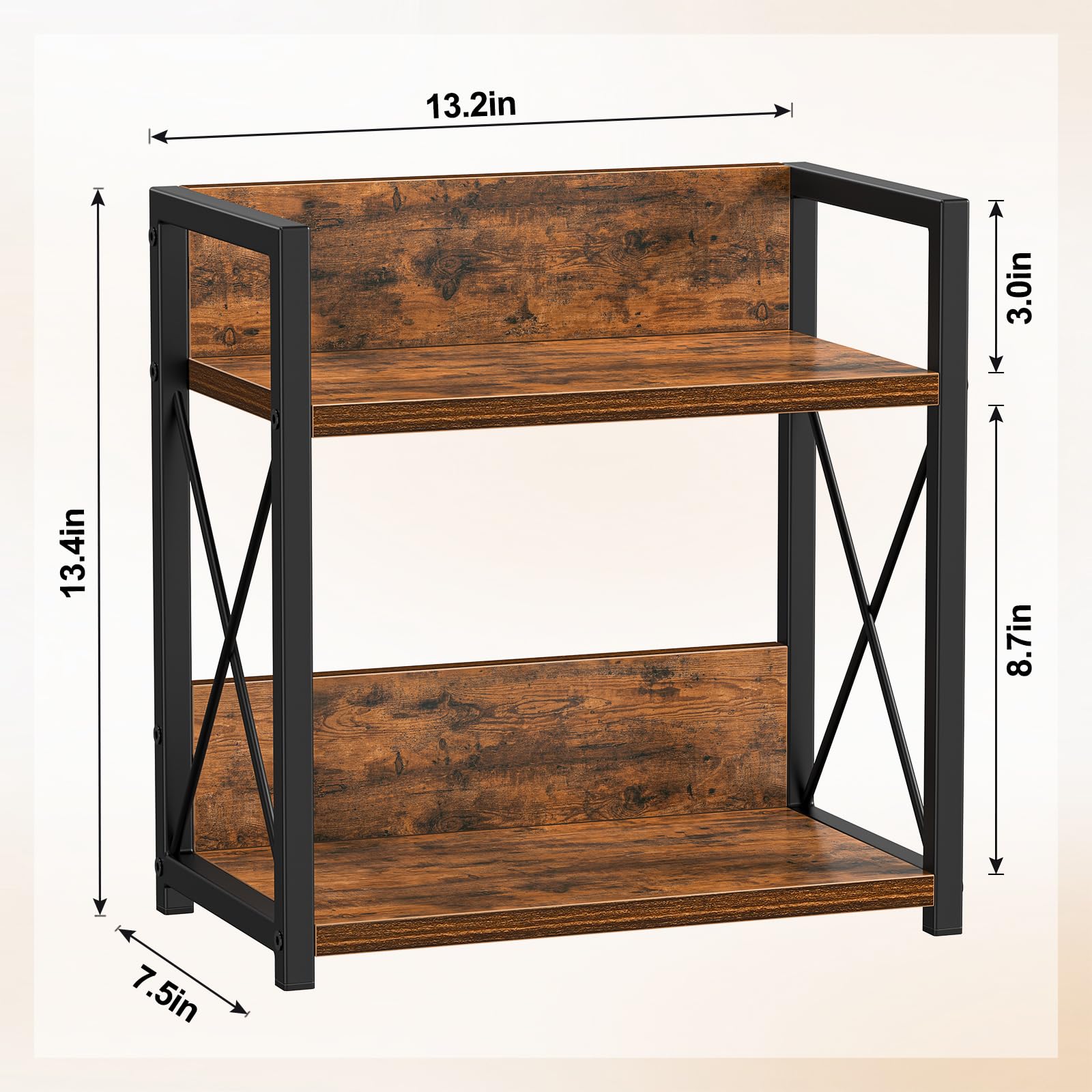 Giikin vintage hue particleboard adds rustic charm to your space.