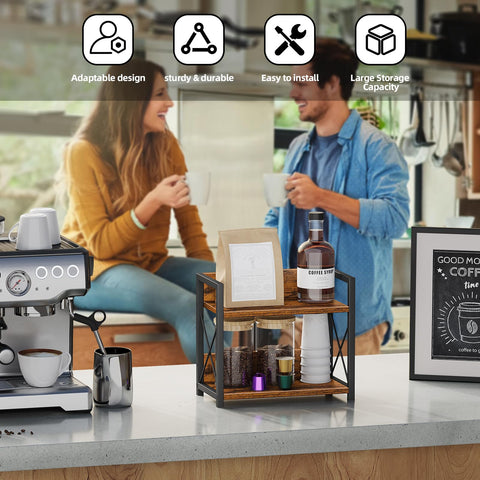 Giikin wood shelves with waterproof particleboard, easy to wipe.