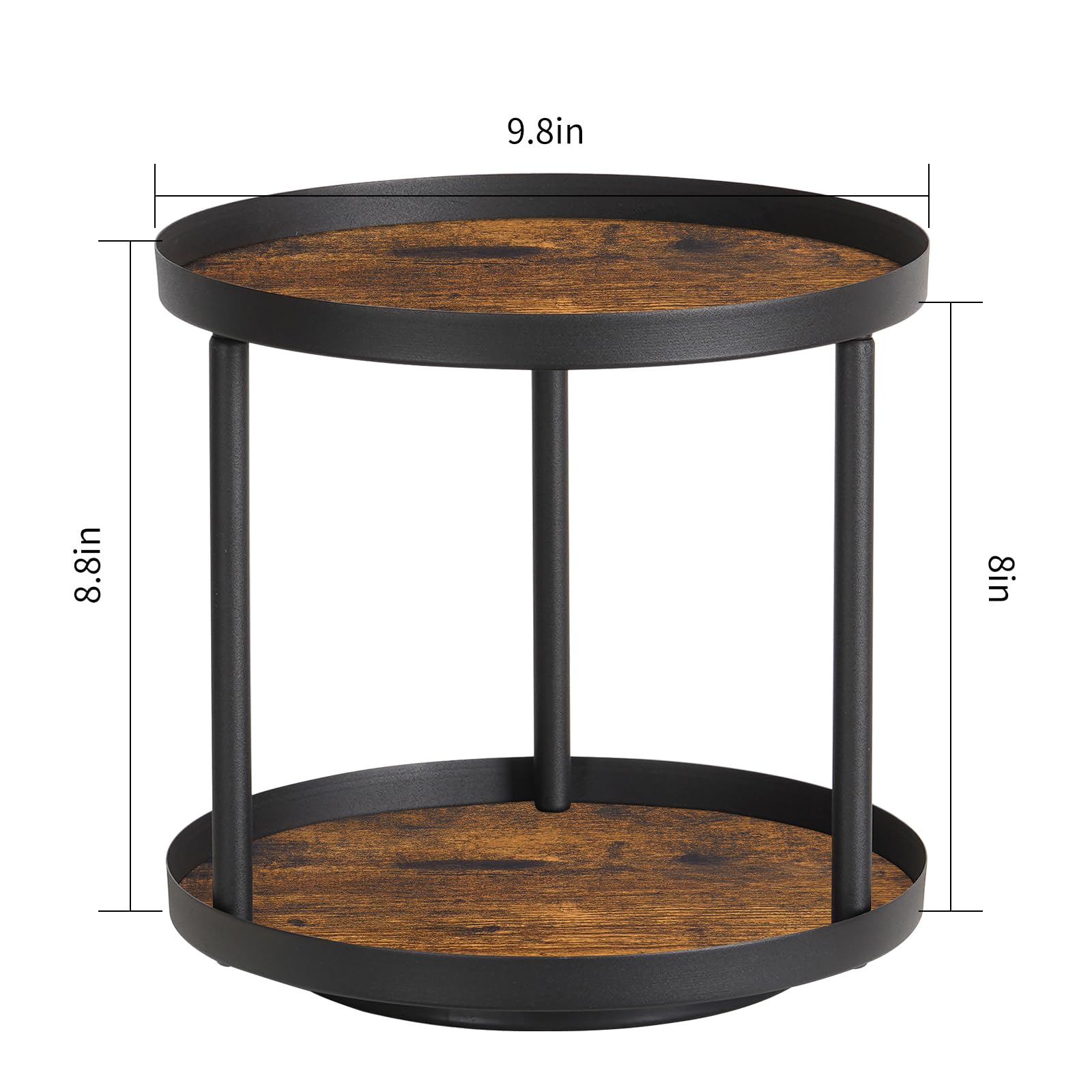 Wooden surface of Giikin organizer is easy to wipe