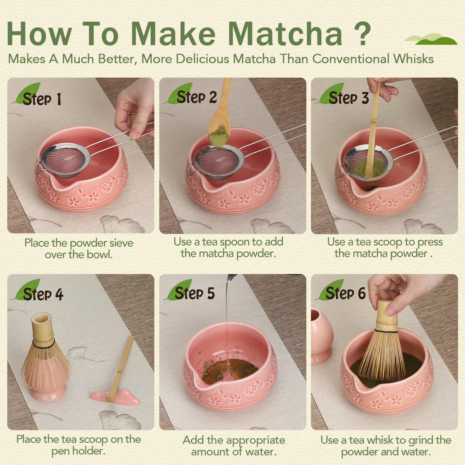 Giiouni bamboo scoop and spoon for safe, natural prep