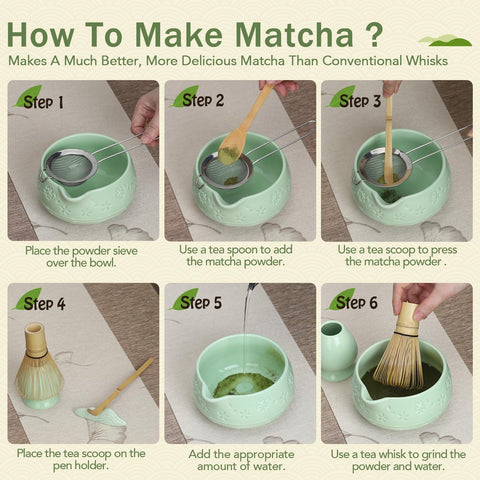Giiouni bamboo tea scoop and spoon for precise measurements in seconds.