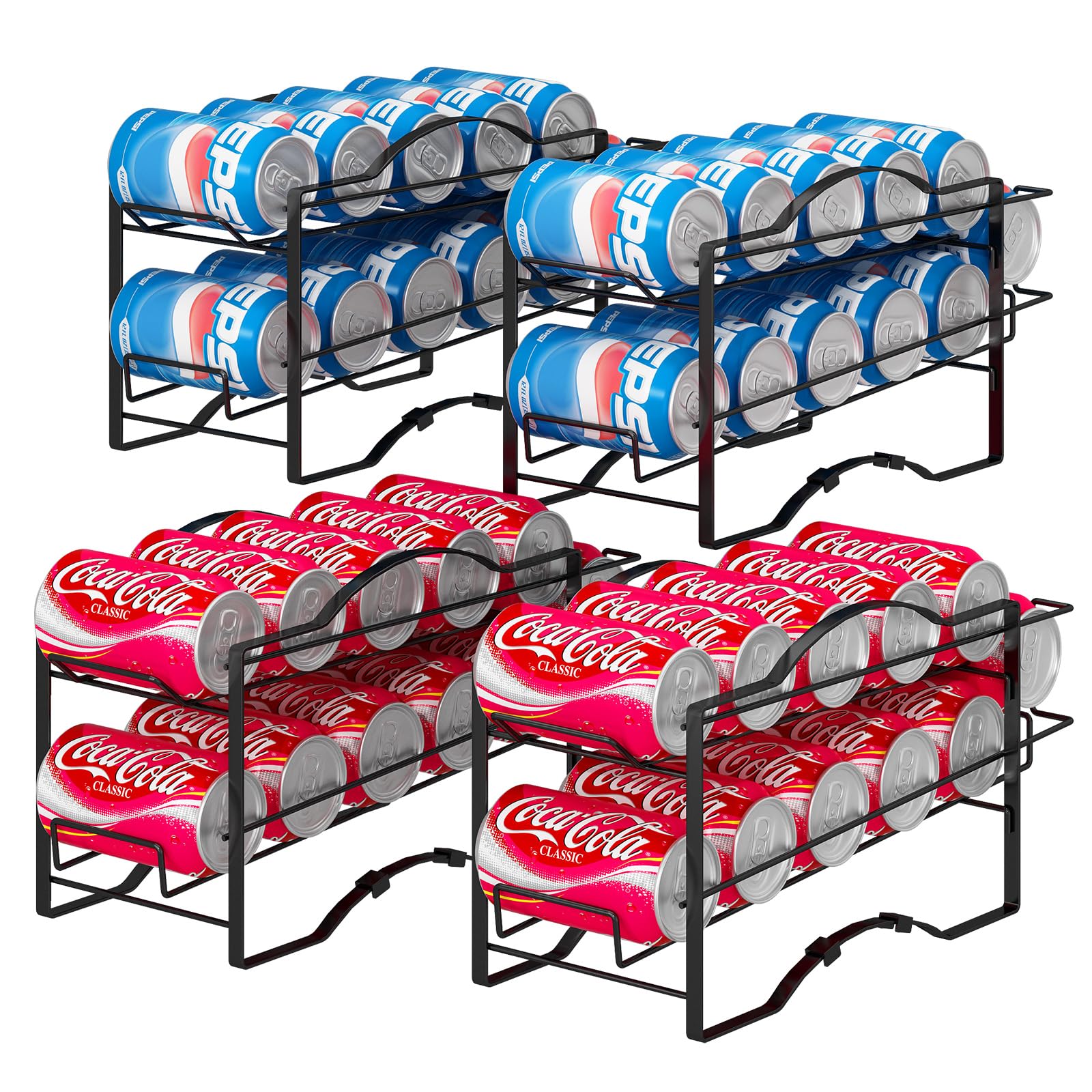 GILLAS beverage can rack on a countertop offers stable storage and anti-slip protection.
