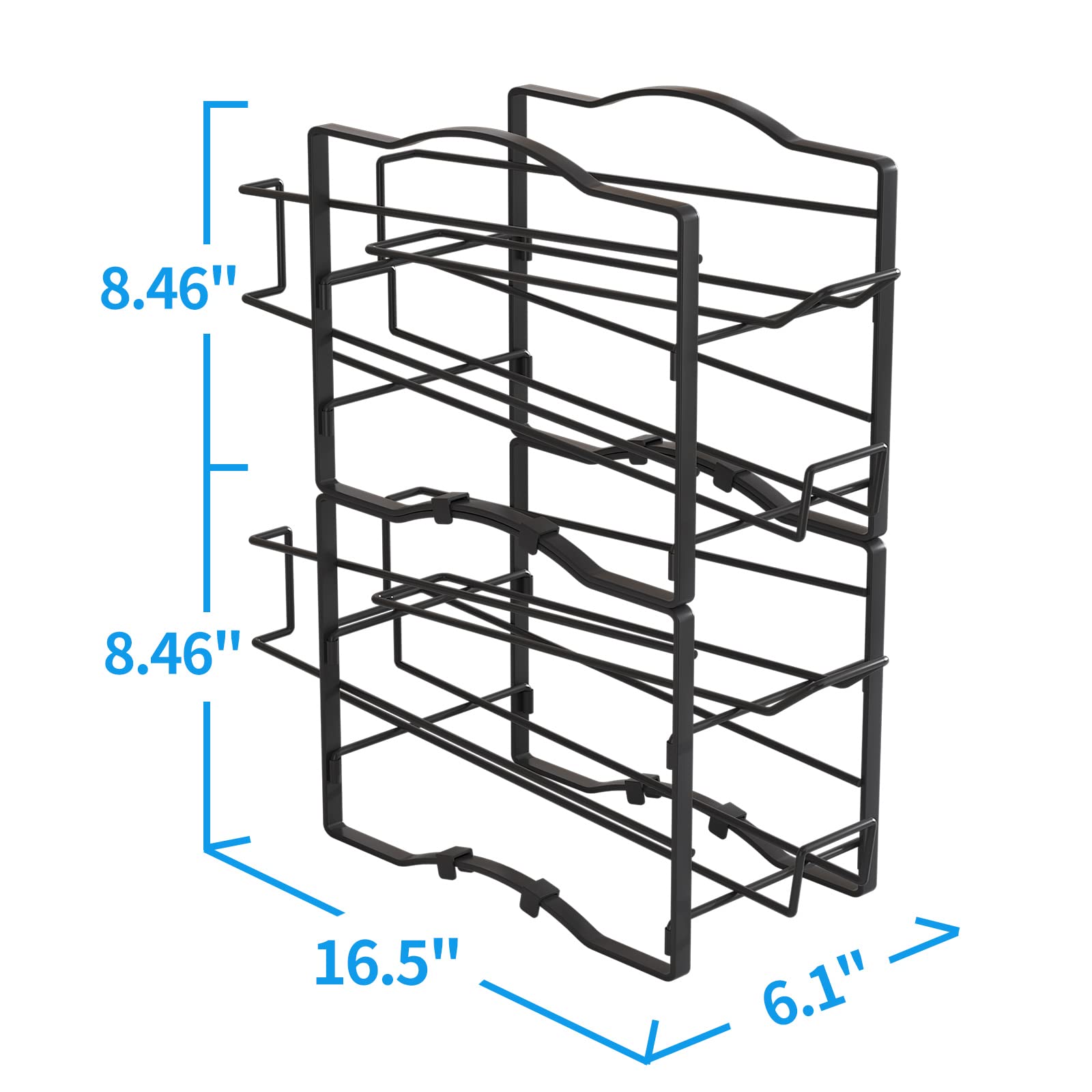GILLAS compact dimensions fit tight shelves and cramped spaces.