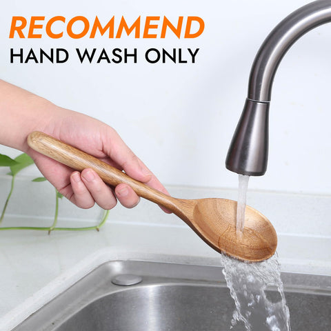 GinSent acacia spoon care tip hand wash and oil regularly