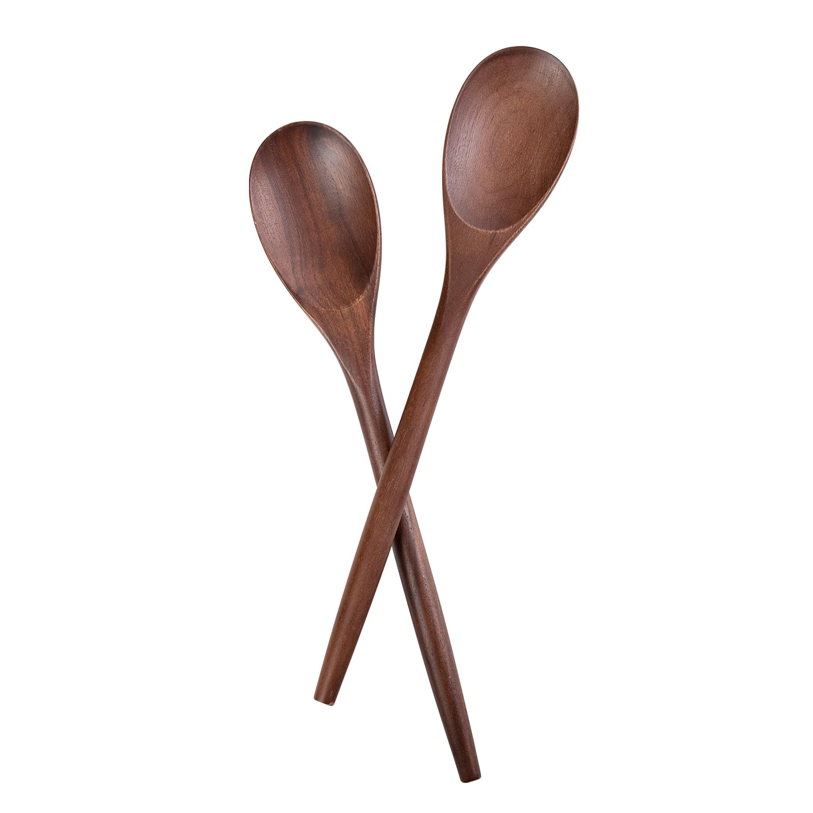 GinSent 2PSC wooden spoons pair for versatile stirring and serving.