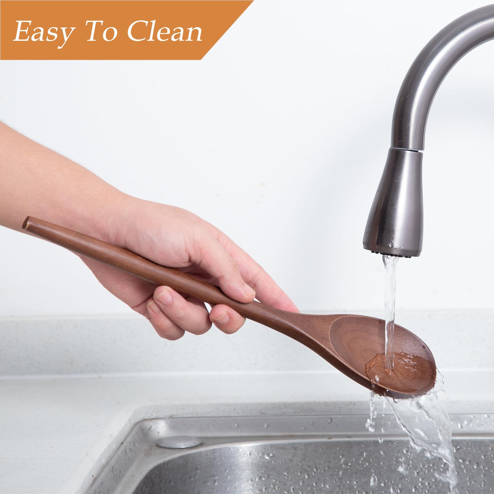 GinSent smooth finish and grip improve control during cooking.