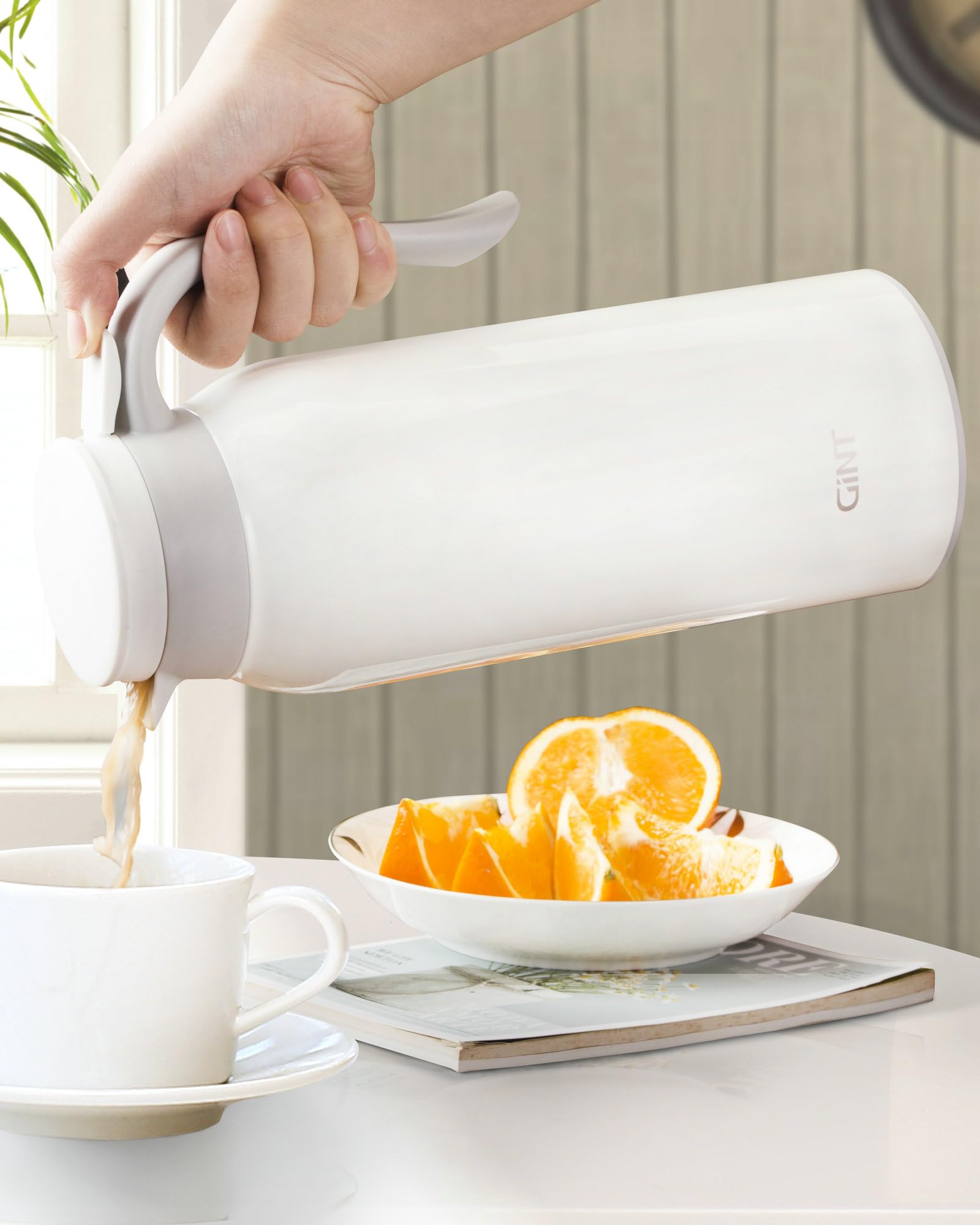 GiNT 51 oz carafe ideal for outdoor use at gatherings and travel.