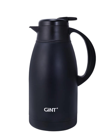 GiNT stainless steel carafe top-opening view for easy filling and strong heat retention