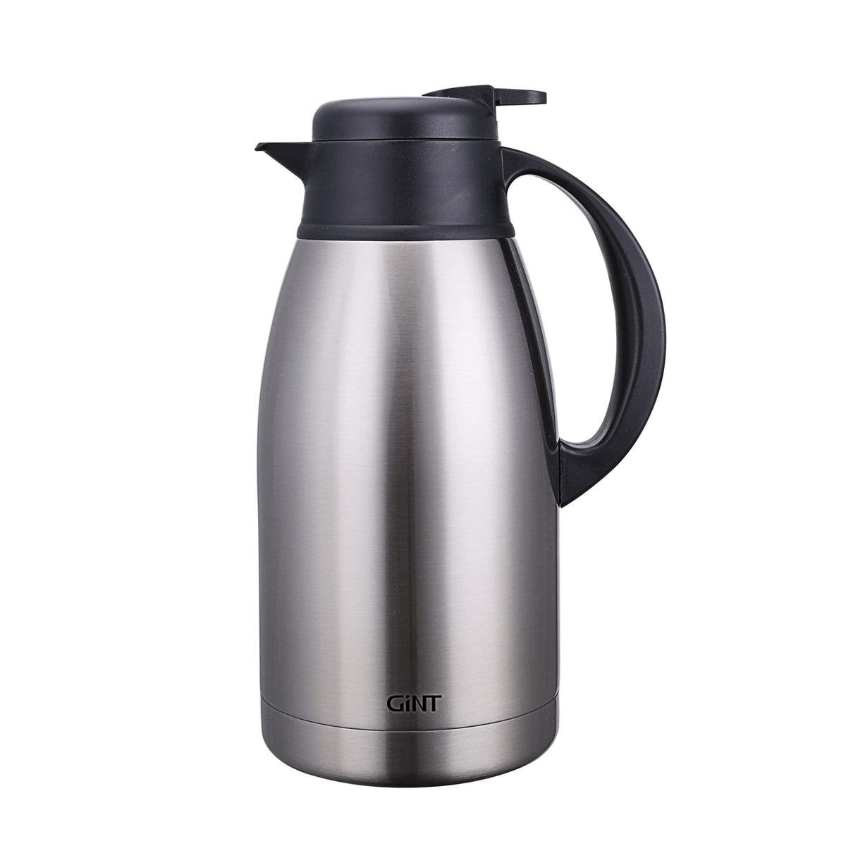 GiNT thermal carafe body shows durable stainless steel for reliable everyday use.