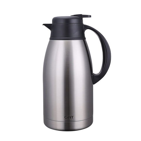 GiNT thermal carafe body shows durable stainless steel for reliable everyday use.