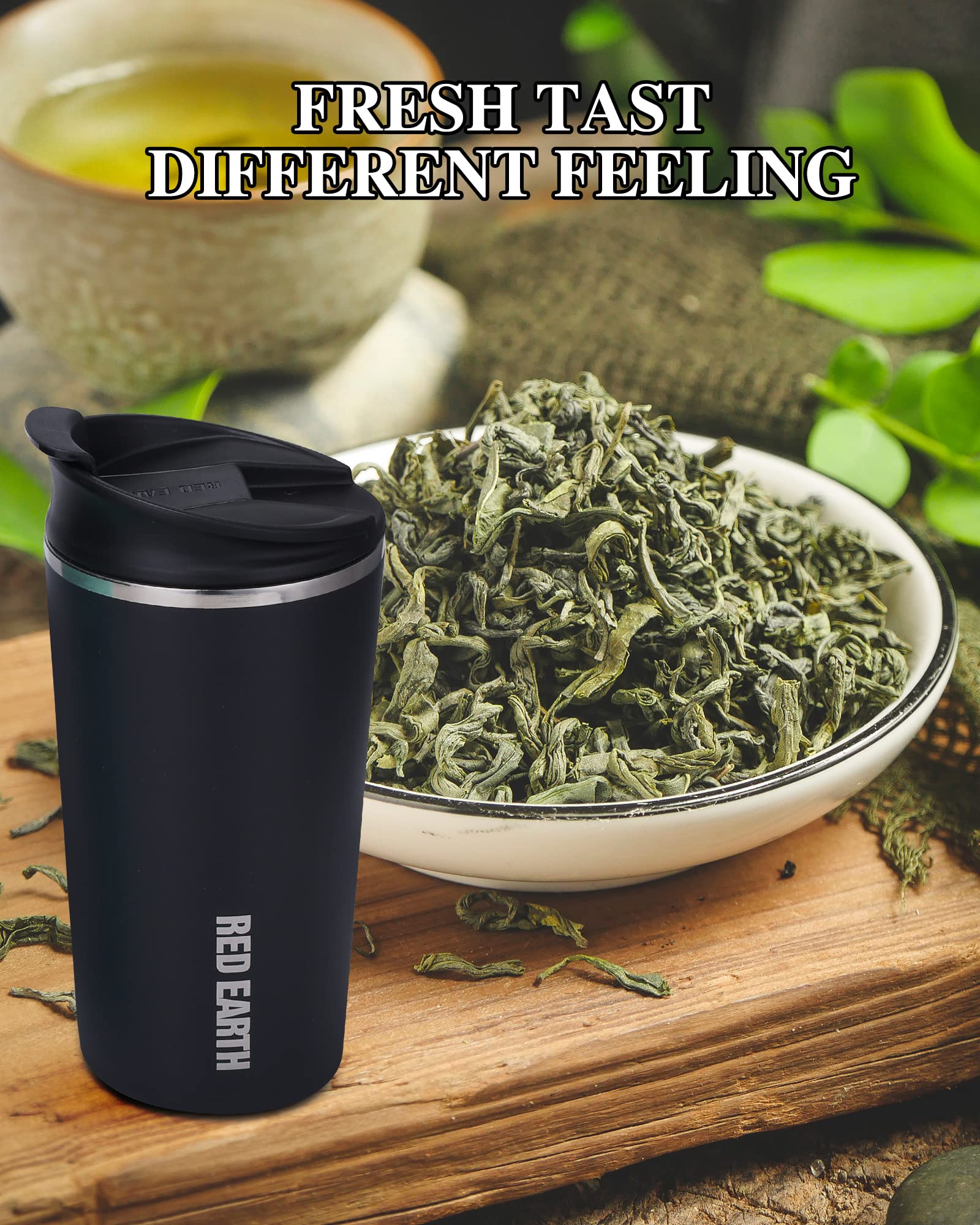 GiNT vacuum-insulated double-wall design keeps drinks at temp.