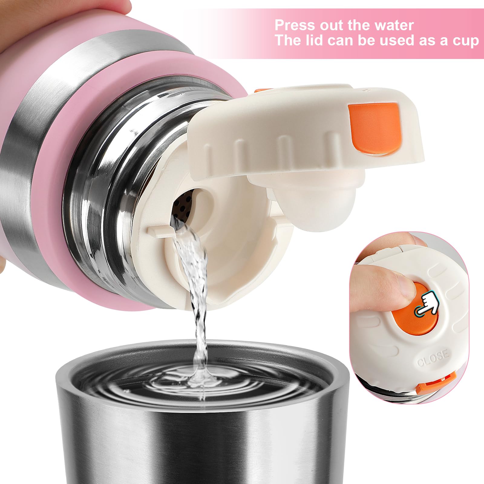 GIOGD stainless steel 18-8 interior resists odors and staining.