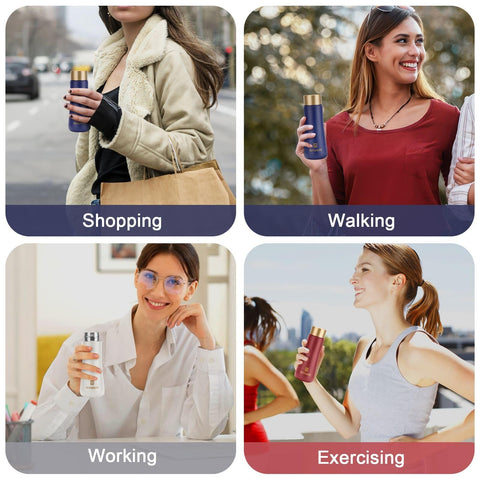 GIOGD compact pocket-fit blue bottle demonstrates everyday portability