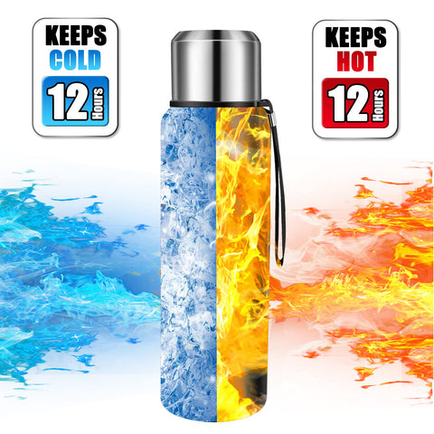 Outdoor hike setup featuring GIOGD bottle, leak-proof lid for mess-free hydration.