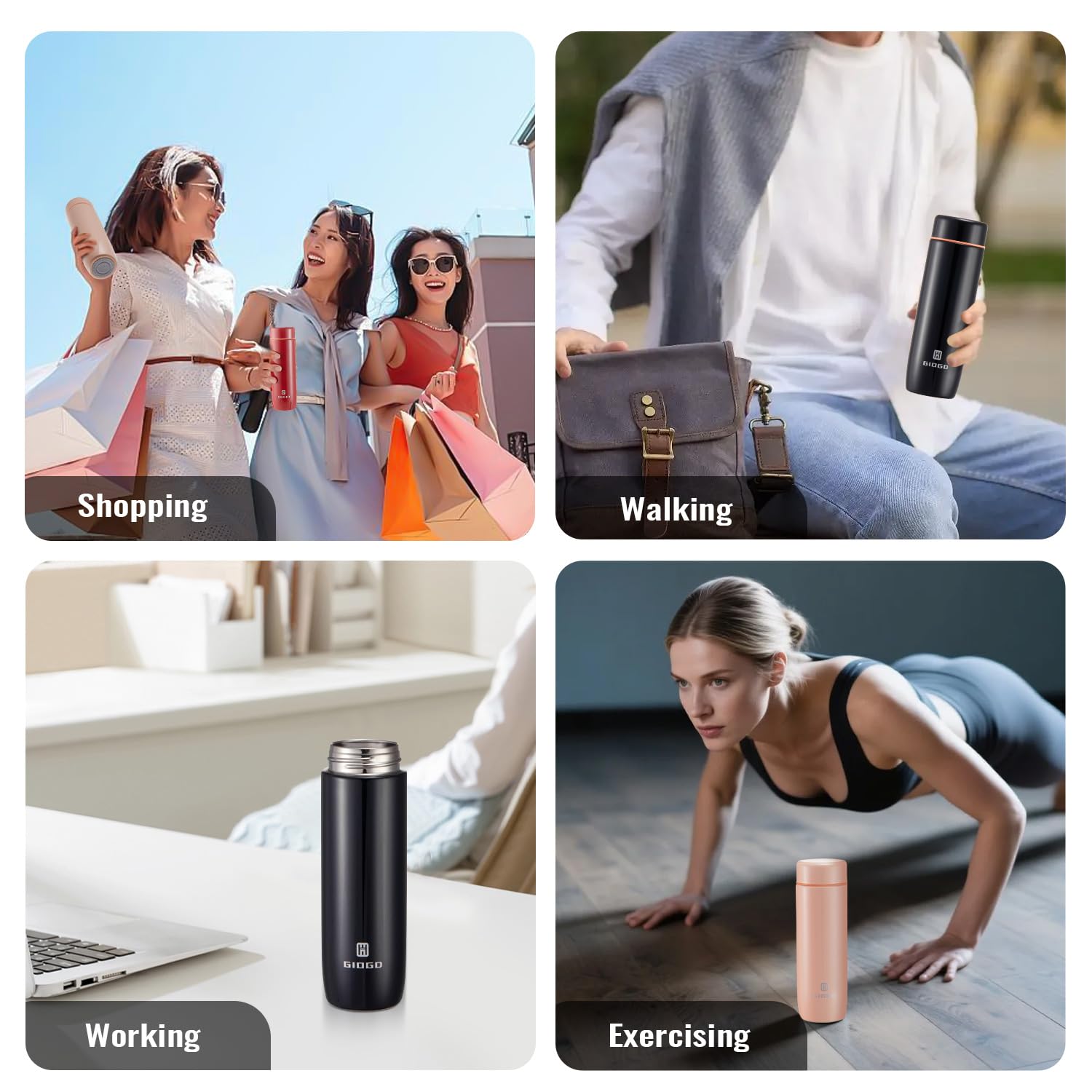 GIOGD gift-ready thermo bottle perfect for moms and friends.