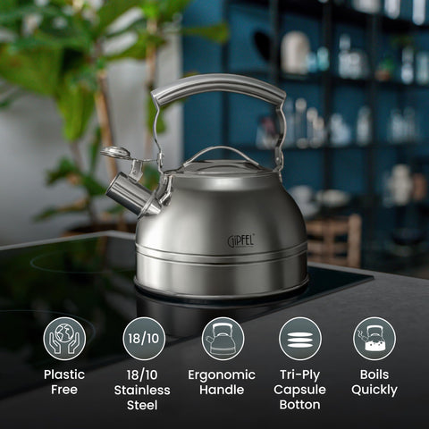 GIPFEL INTERNATIONAL rust-proof durable tea kettle