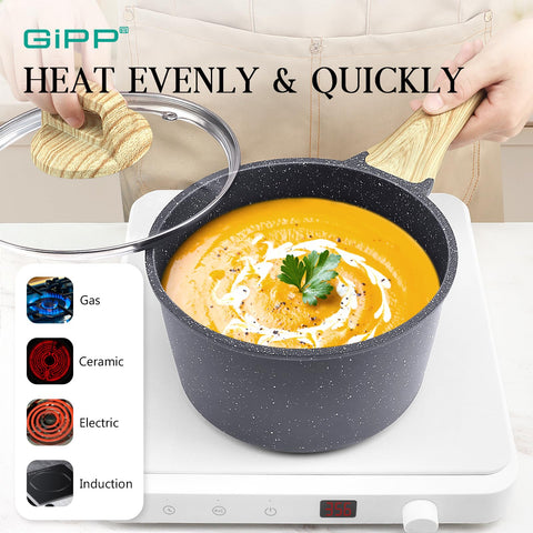 GiPP 4.5-quart ceramic casserole with lid for family meals.
