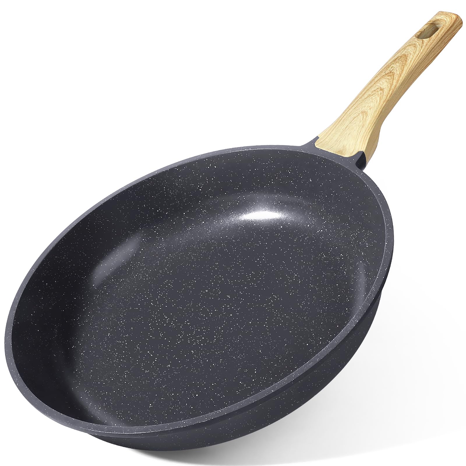 GiPP ceramic nonstick pan 10 inch with effortless eggs release for omelettes and sautéing