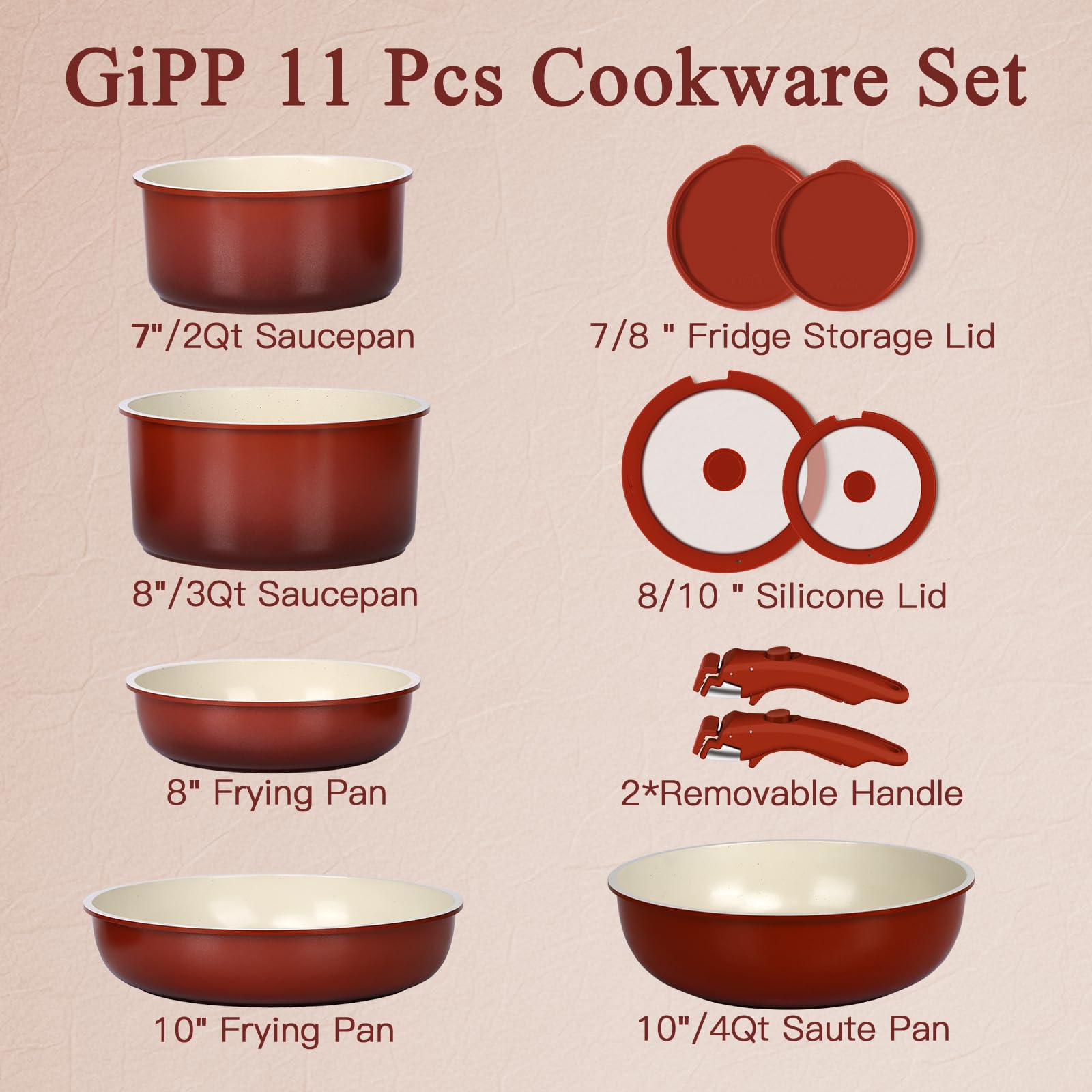 GiPP detachable handle demonstrates easy transfer from oven to table