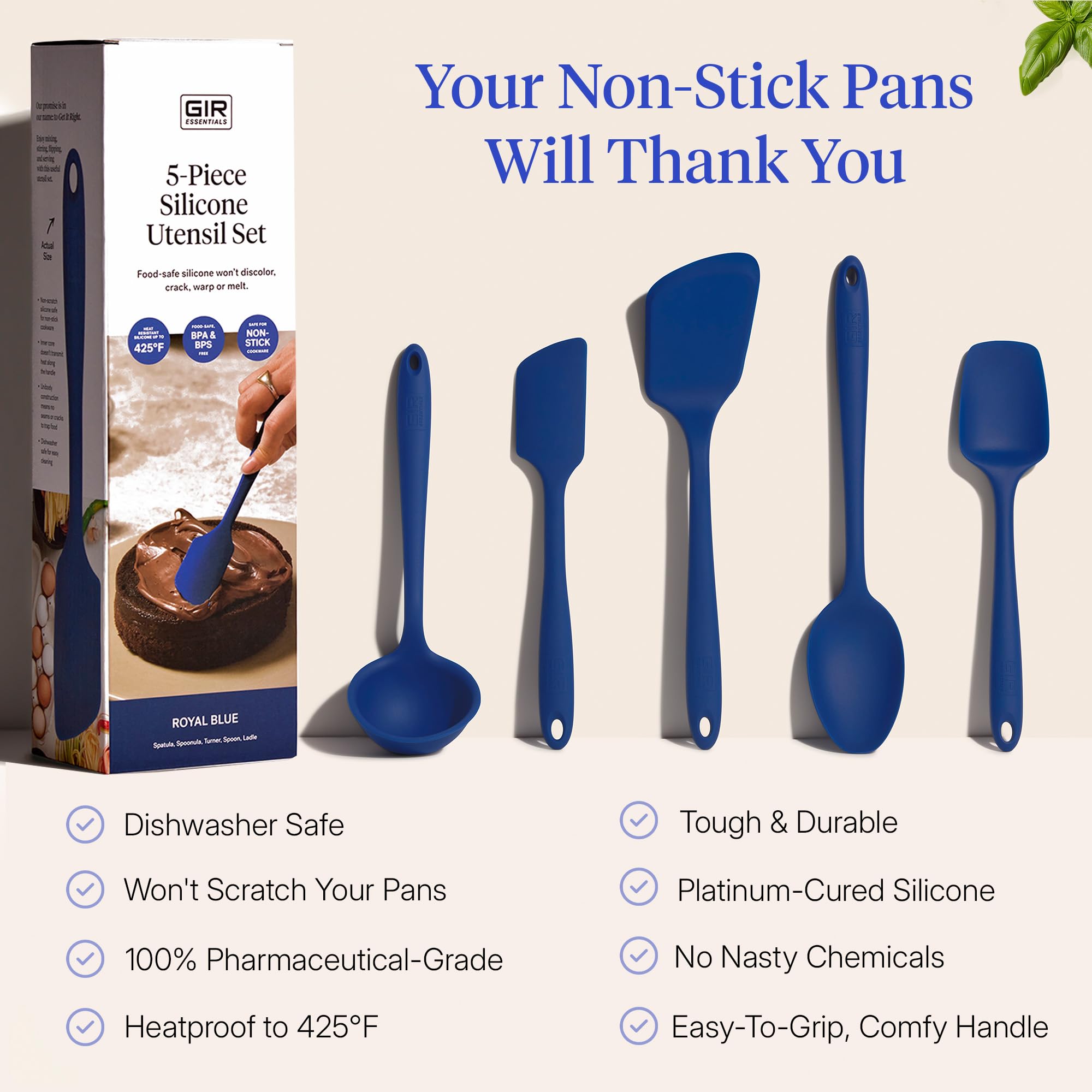 GIR Get It Right spoon for stirring sauces without scratching