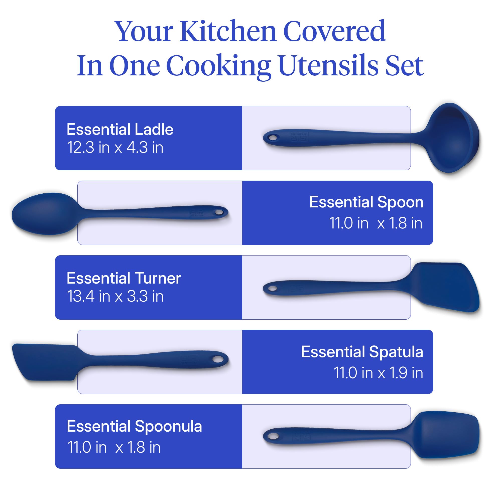GIR Get It Right turner resists heat up to 425°F while turning sizzling foods