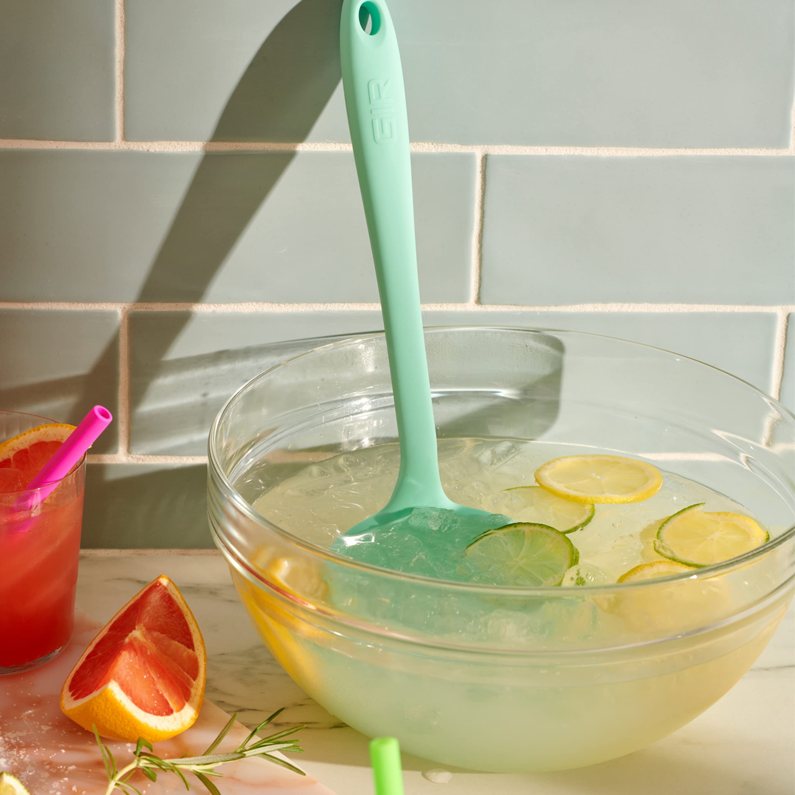 GIR Get It Right ladle is heat resistant to 550°F protecting cookware.