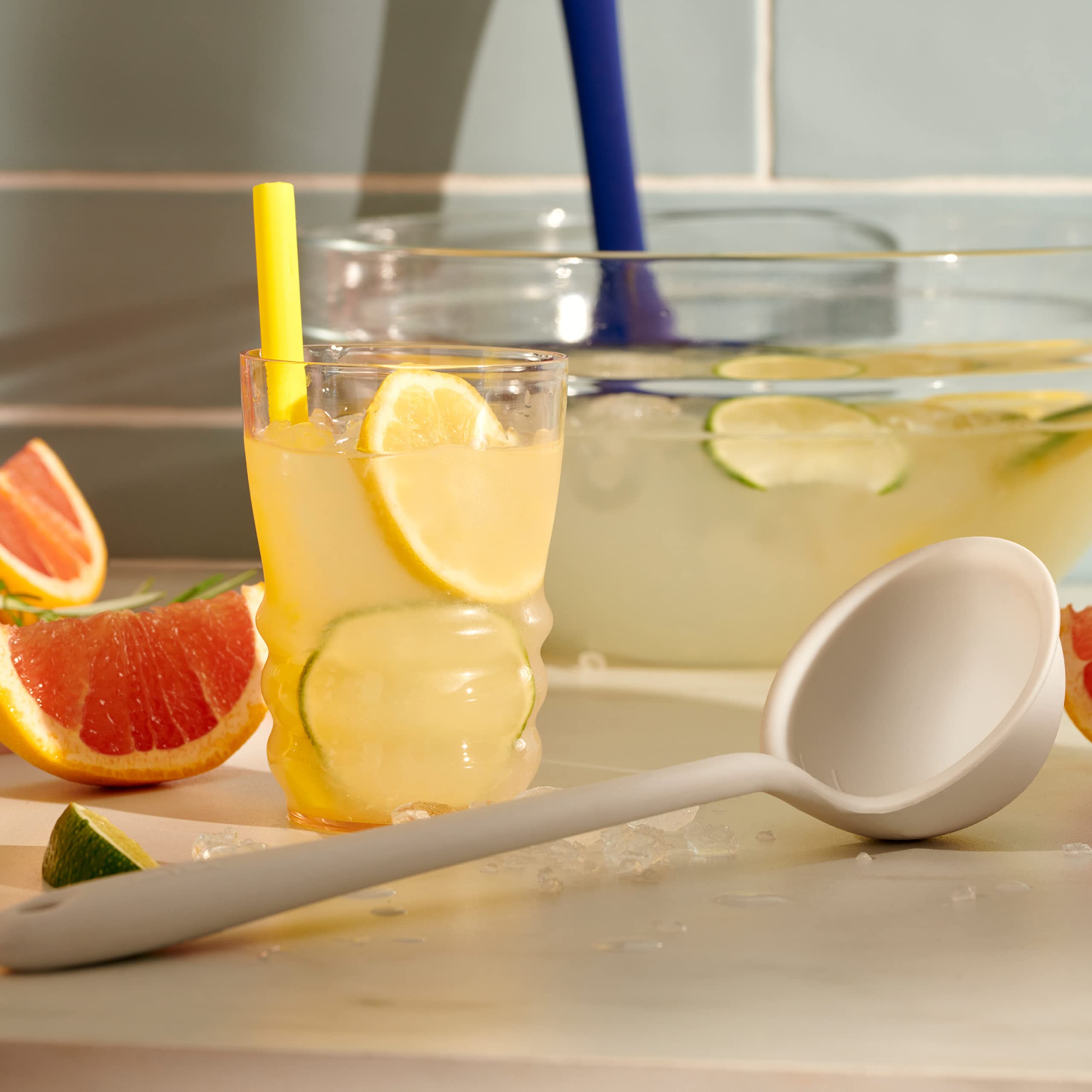 GIR silicone ladle with fiberglass core for durability and longevity