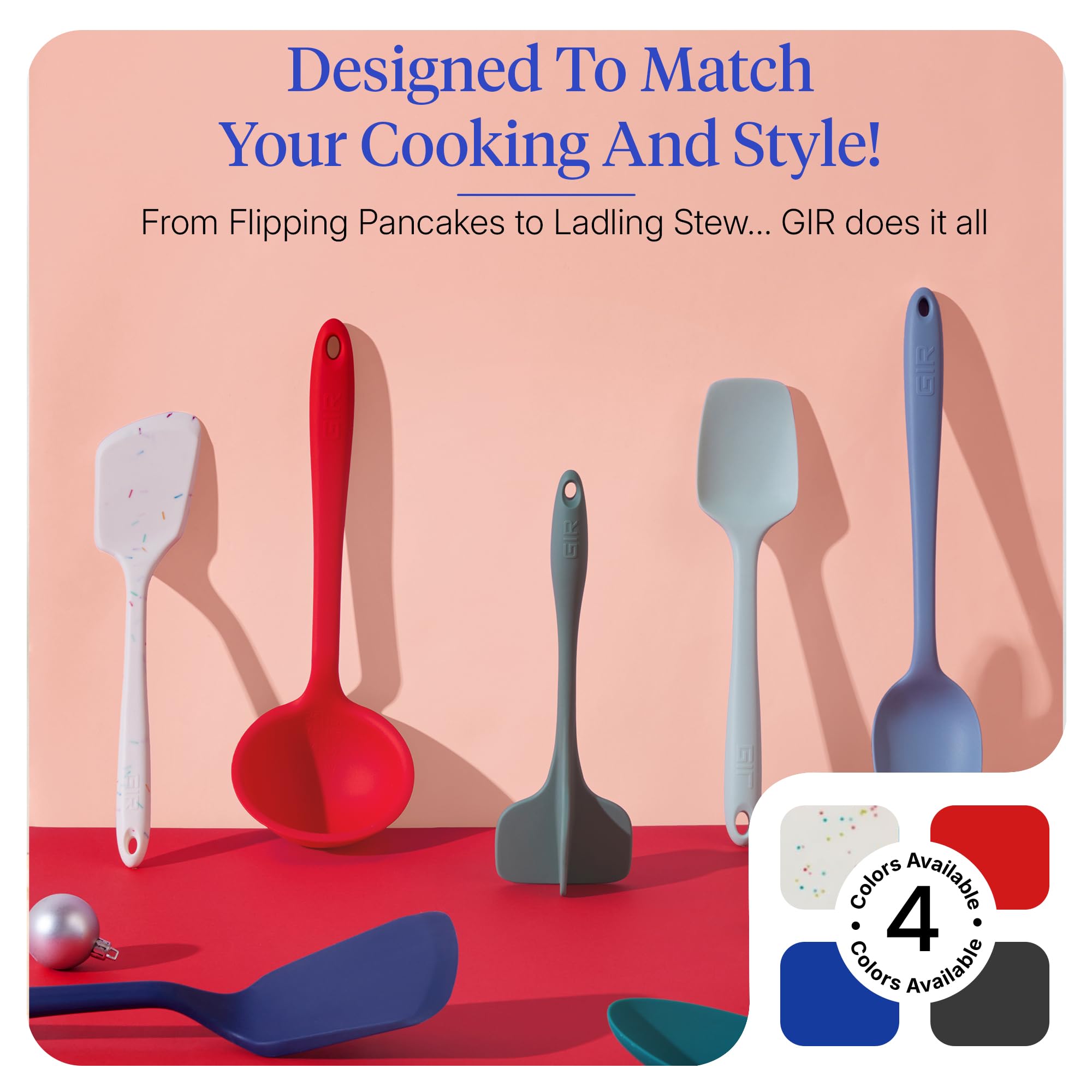GIR Get It Right single-piece silicone construction for easy cleaning
