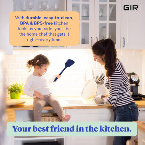 GIR unibody-durability minimizes food traps for easier cleanup after cooking.