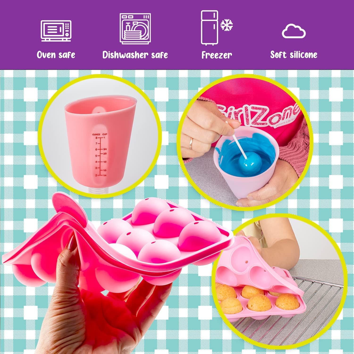 GirlZone Cake Pop Craze Kit kids baking setup fostering creativity and coordination.