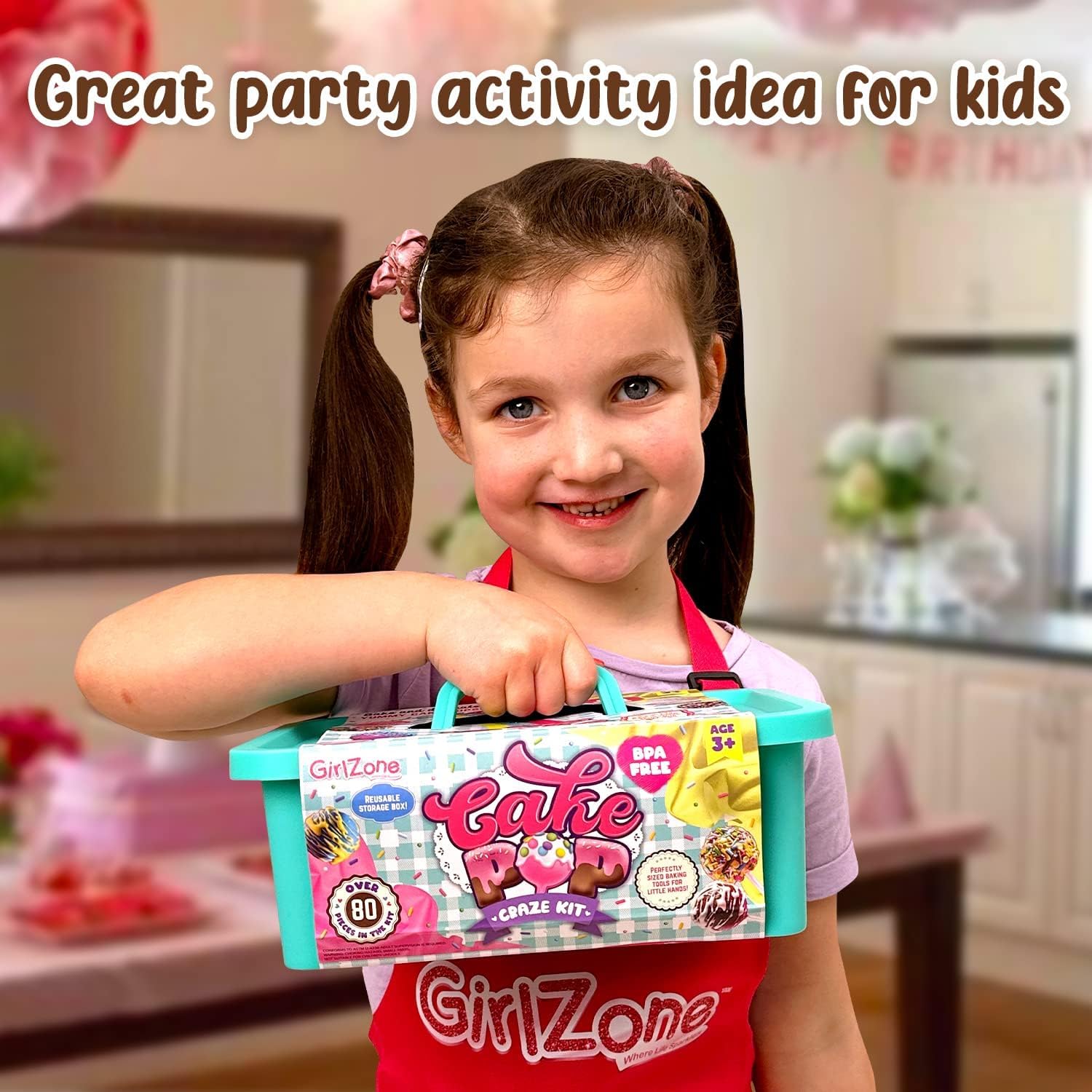 GirlZone Cake Pop Craze Kit unboxing showing the full bundle and colors.