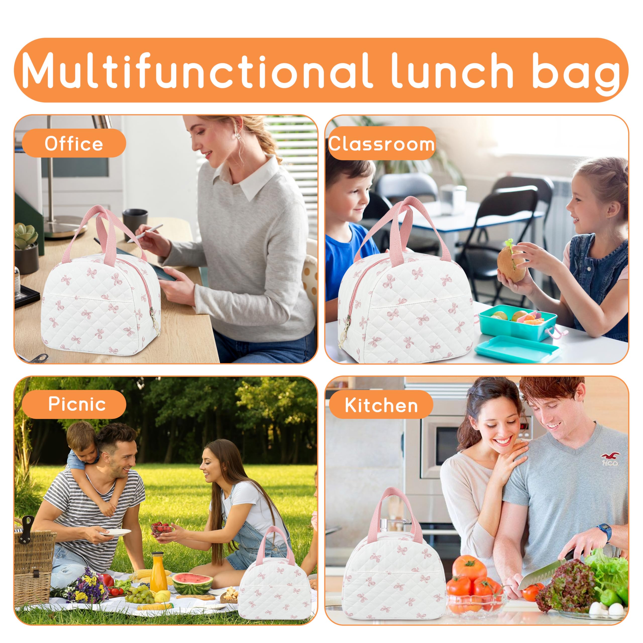 GISMTR Lunch Bag easy-clean design supports quick maintenance.