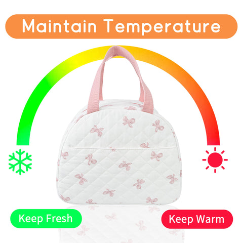 GISMTR Lunch Bag insulated foil lining keeps meals fresh longer.