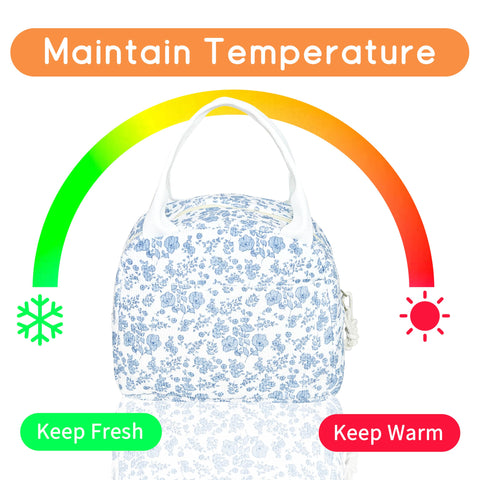 GISMTR lunch bag spacious capacity fits standard containers and a 24oz bottle.
