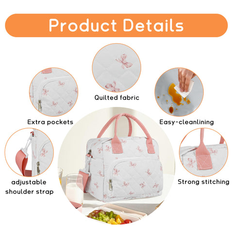 GISMTR water-resistant corduroy lunch bag protects contents.