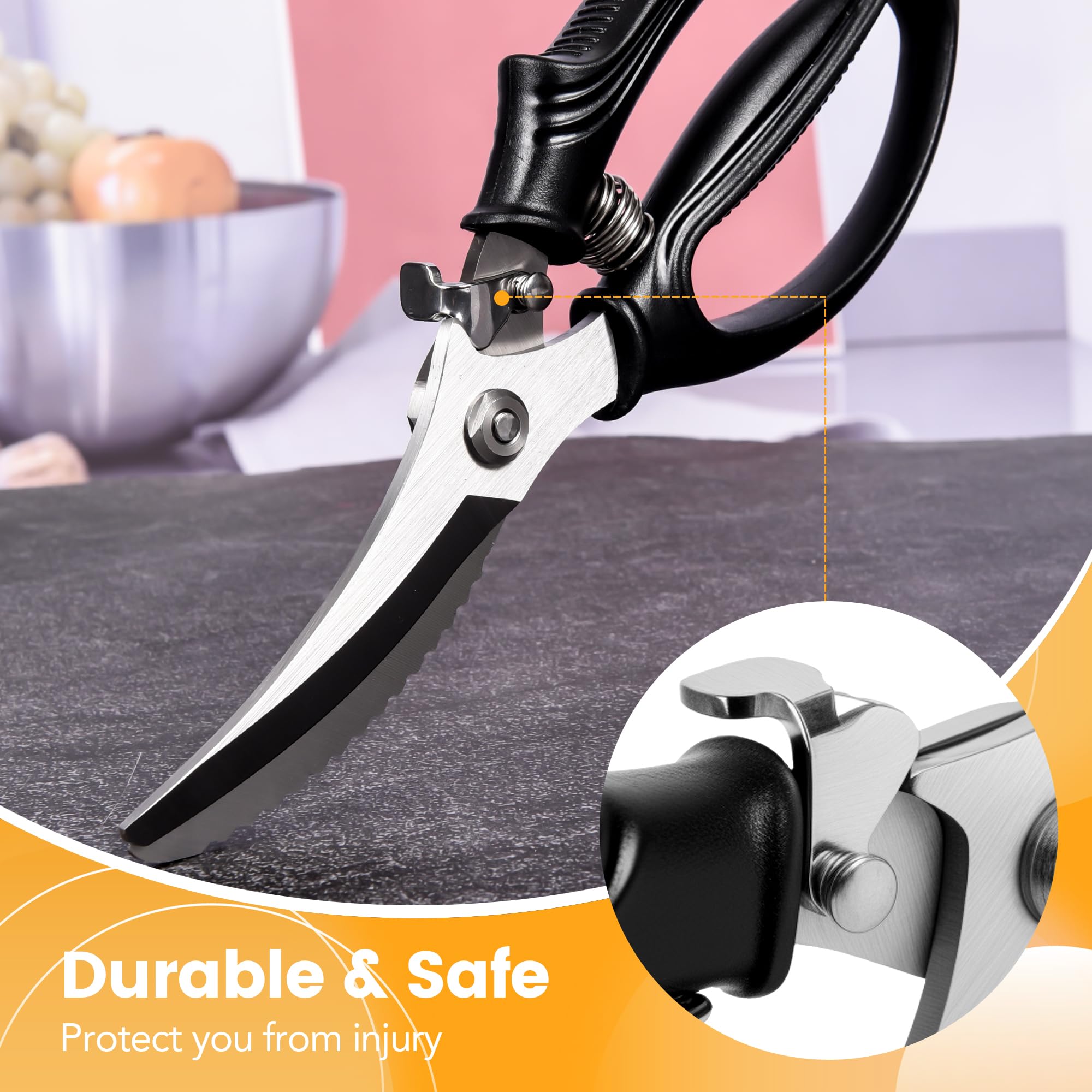 Gisde kitchen shears herb-scissors for chopped herbs quickly