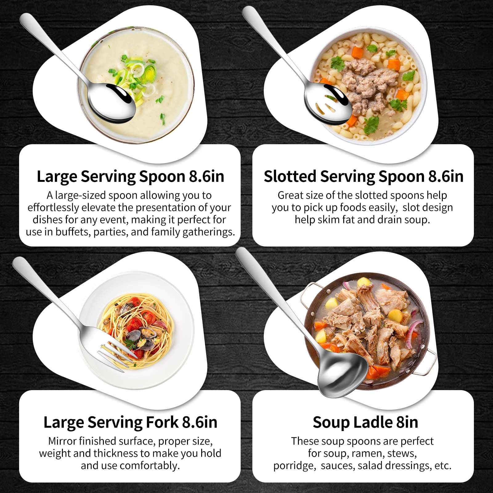 Gisly appetizer tongs for quick tray passes and hors d'oeuvres