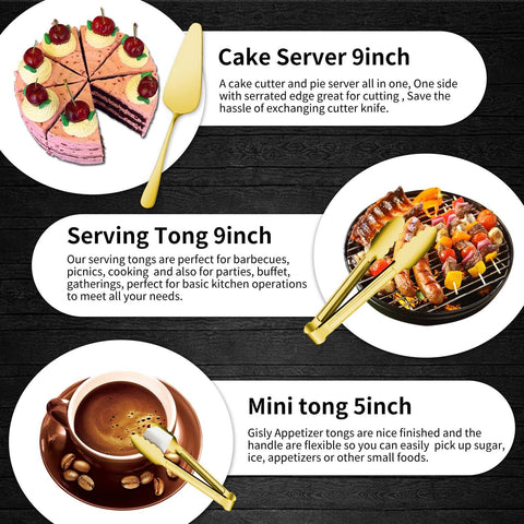 Gisly Gold soup ladle for smooth, portioned servings of soups.